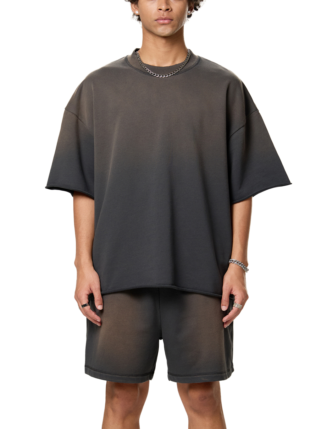 Sunfade Raw Edge T-Shirt – Vintage Streetwear | Tapstitch-3